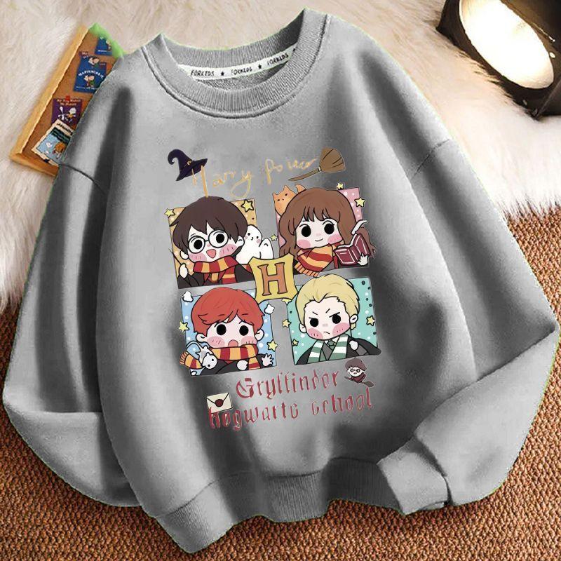 Cute Children's Sweatshirts, Long-sleeved Casual Sweatshirts for Boys and Girls Spring and Autumn