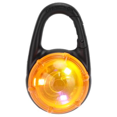 Ciondolo LED per Cane Luminoso Impermeabile Clip per Collare Luce per Sicurezza Notturna all'Aperto Cane GattiArancione