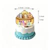 Colorful Simulated Bun Birthday Party Decoration Set Decoration Balloon Themed Banner Cupcake Toppers Gift