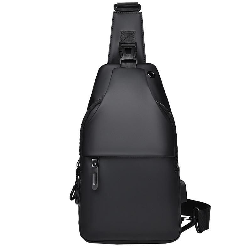 Men's Chest Bag Korean Style Fashionable Shoulder Bag Crossbody Sports Small Backpack Water-proof Chest Bag Hanging Bag