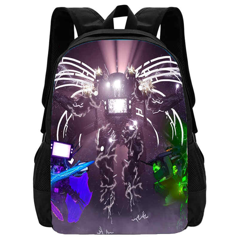 Mochila Skibidi Toilet School Backpack Cartoon School Bag for Boys  Titans Cameraman Children Backpack  Speaker Tv Man Kids Bags
