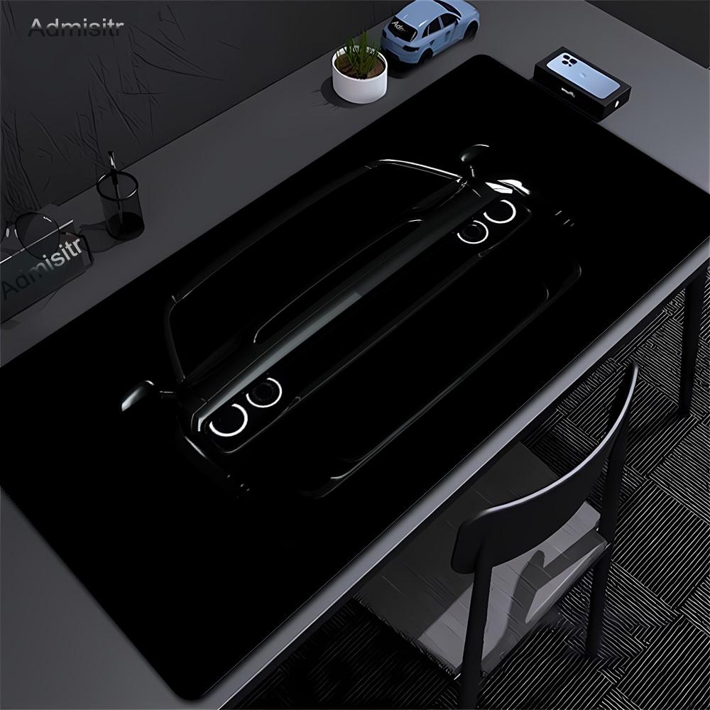 Japan Sportwagen Großes Schwarzes Mauspade Büro Gamer Tastatur Schreibtischmatte Natürliches Gummi Mauspade Speed Schreibtischmatte Anime Verriegelte Kante Pad