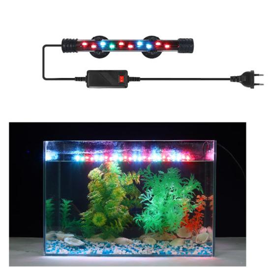 Akvarijní světlo LED 3 režimy Kompaktní podvodní lampa Akvarijní osvětlení pro domácí použití