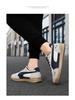 2025 Spring Men's Fashionable Retro Platform Sneakers - Breathable, Comfortable, Versatile, Trendy, Plus Sizes Available