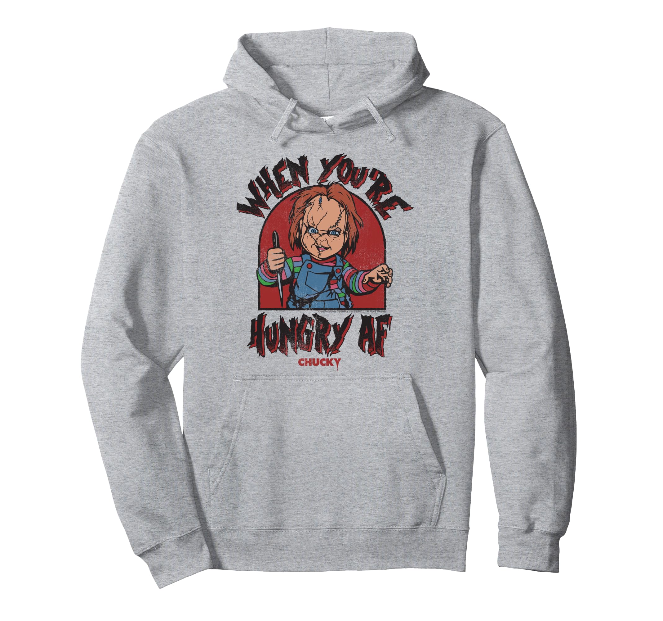 

Chucky When Hungry AF Hoodie You re синий