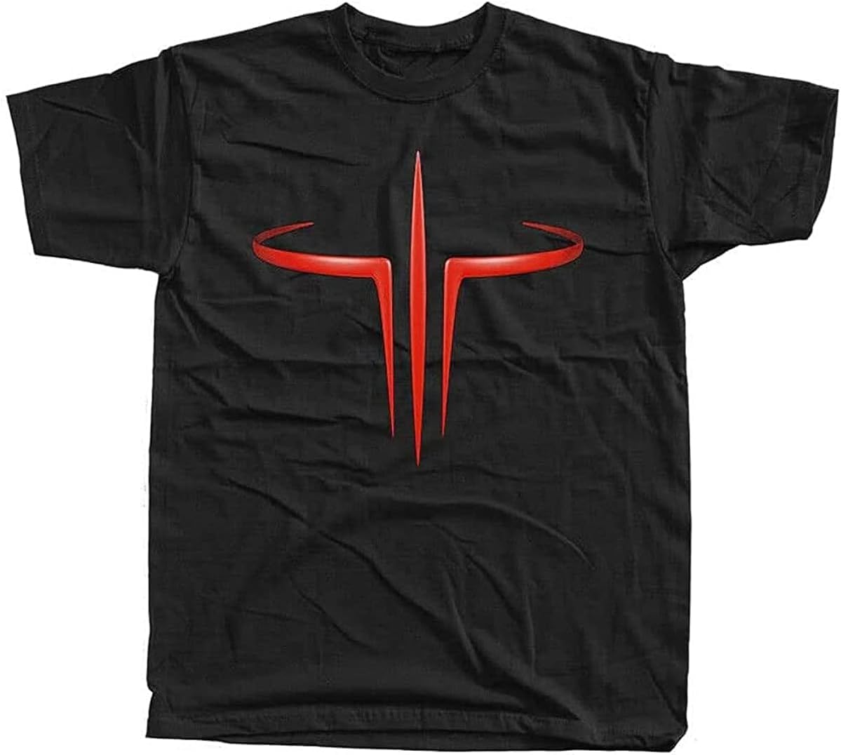 Quake 3 Logo V1 Computer Game Cotton Men T Shirt XXL чёрный