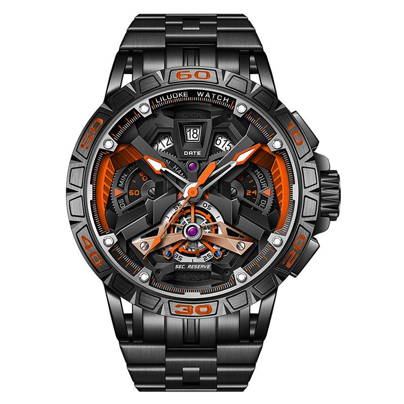 High-End Men s Multifunctional Waterproof Quartz Watch with Large Dial