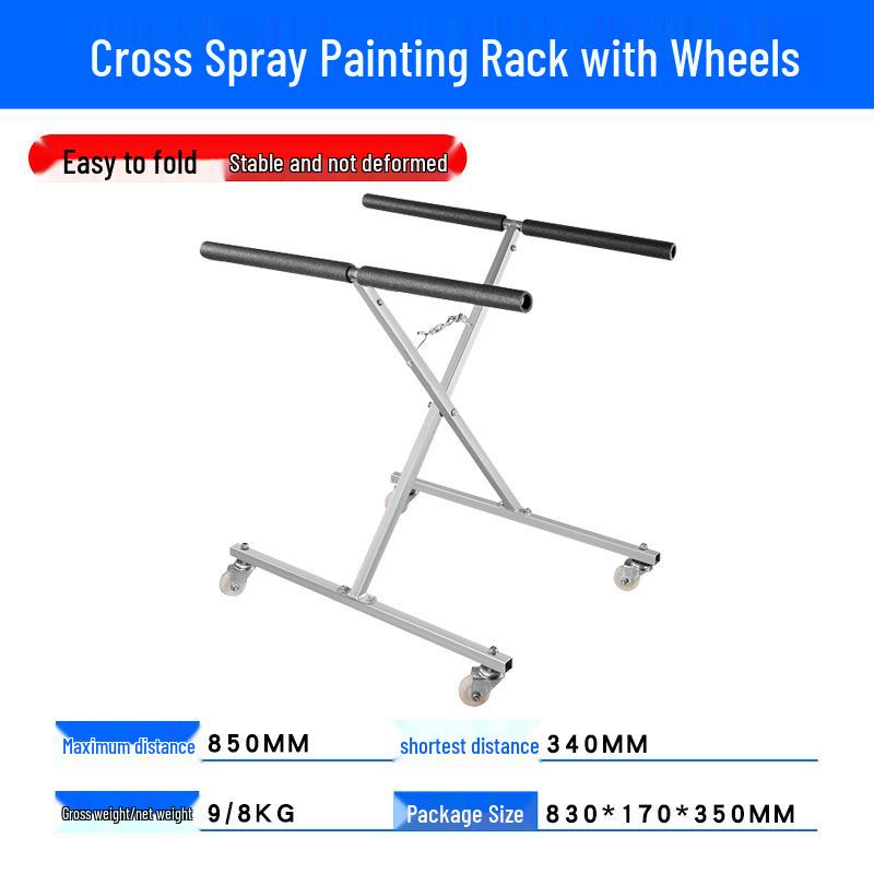 Multi-function Rotating Spray Booth Rack for Car Bumper and Sheet Metal Painting