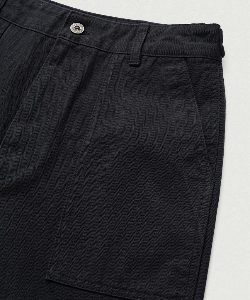 Deobanes Herringbone Fatigue Pants_Navy