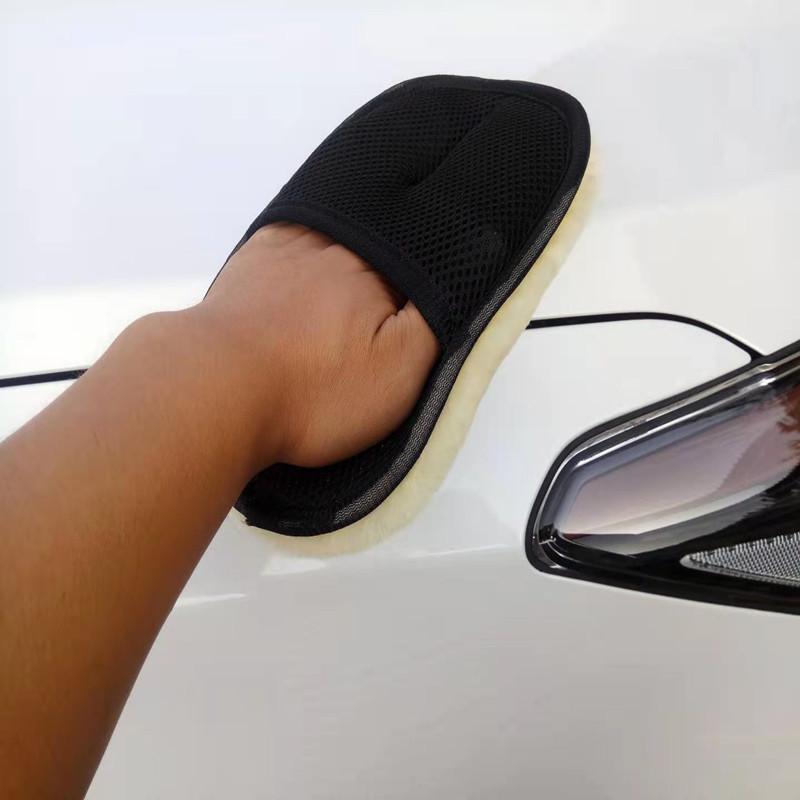Type A Lambswool Car Wash Gloves: Safe for Paint, Ideal for Polishing & Waxing