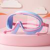 Children's Swimming Goggles Large Frame Swim Goggles Anti-Fog Youth Pool Glasses for Kids 3-16 Years