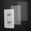 Scratch-Free, Non-Perforated, Strong Adhesive, Adjustable Hook Brackets for Wall Mounting - Contemporary Style, Plastic Material