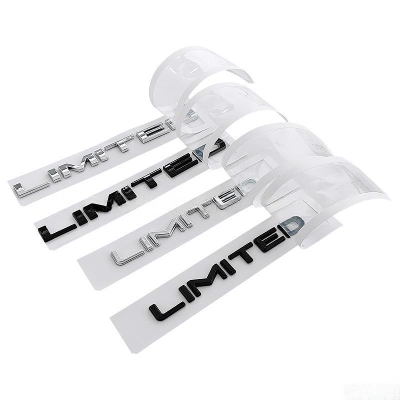 1X 3D ABS LIMITED Car Body Emblem Rear Trunk Badge Sticker for  Wrangler Tj Jk Jl Grand Cherokee Commander Renegade Liberty