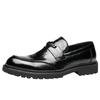 2025 New Men's Business Leather Shoes, One-pedal Loafers, High-end First-layer Cowhide Leather Casual Leather Shoes