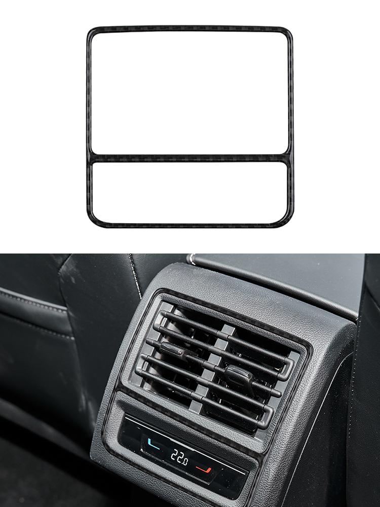 For Volkswagen VW Golf 8 MK8 GTI 2025 Car Carbon Fiber Interior Button Panel Trim Sticker Frame Styling Accessories