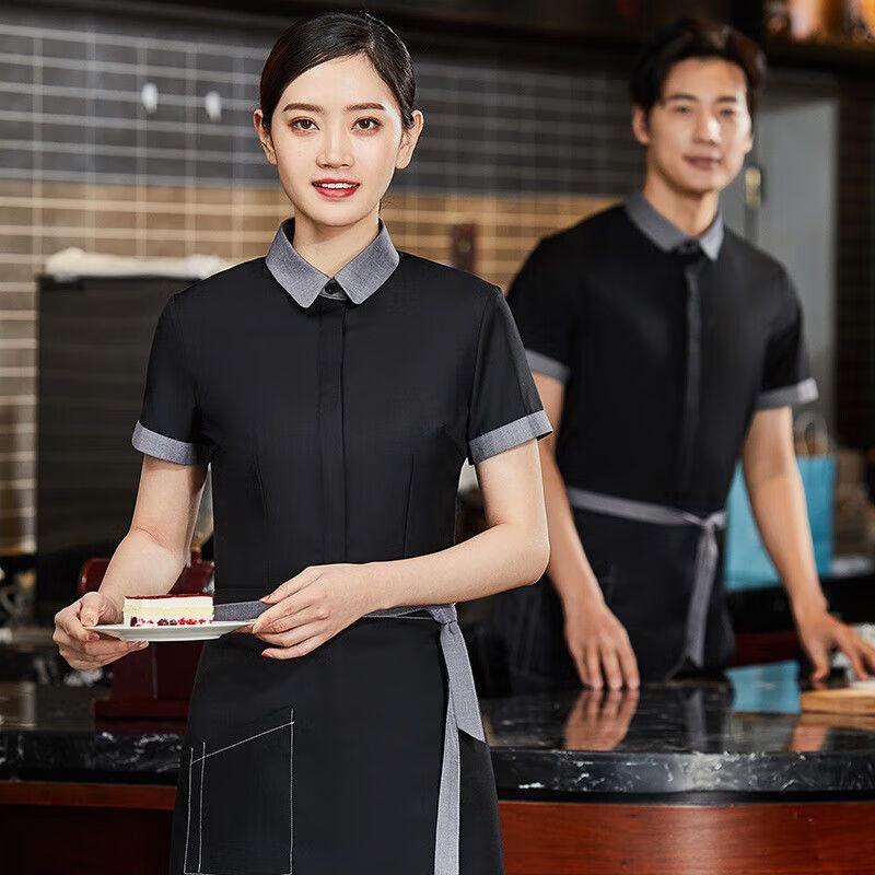 Униформа для персонала сферы гостеприимства с коротким рукавом XL