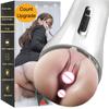 Vagina Anal Masturbators Auto Suck Moan Vibration Masturbation Cup Orgasm Sexual Machine Real Pussy Adult Sex Toy for Men