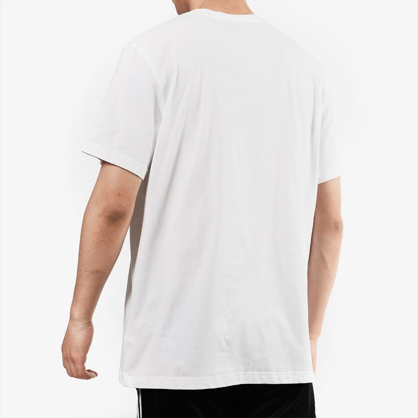 adidas Originals Logo Casual Sports Comfortable Short Sleeve T-Shirt Men Tops White BQ3147