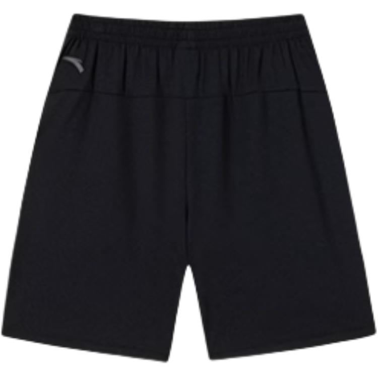 Anta Training Series Solid Color Quick-Dry Comfortable Simple Sports Shorts Men Shorts Black 152527342-2