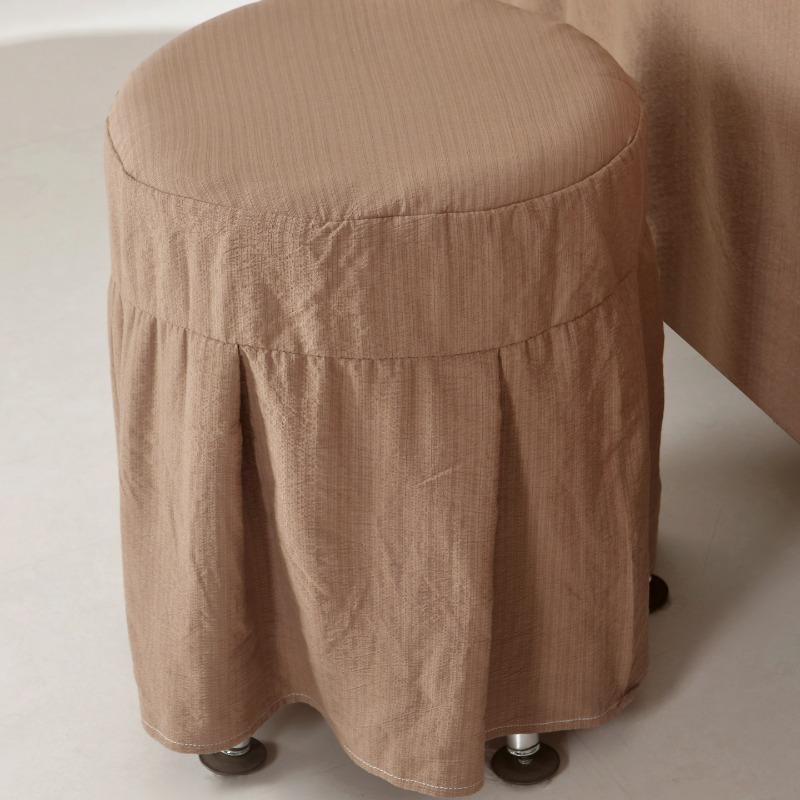 70x150cm 3-Piece Set Summer Lightweight Bubble Gauze Massage Bed Cover for Thai Shampoo Bed Head Therapy Bed Linen