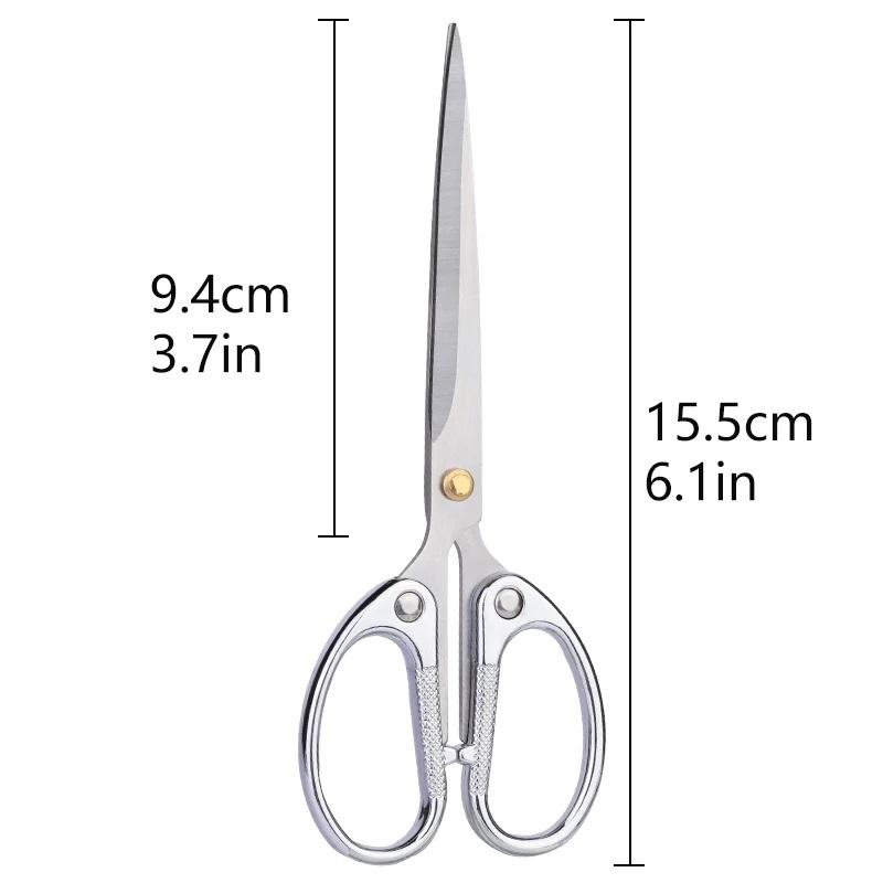 

SHWAKK прочные серебряные ножницы для вышивки портновские ножницы для шитья нитки для рукоделия ножницы для резки ткани портновские ножницы