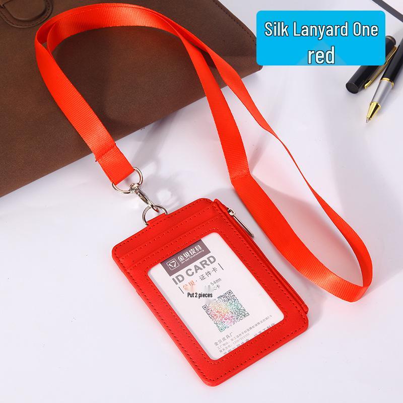Porta Badge Multi-Scheda Golden Bay con Portachiavi, Clip Retrattile, Cordino e Portamonete