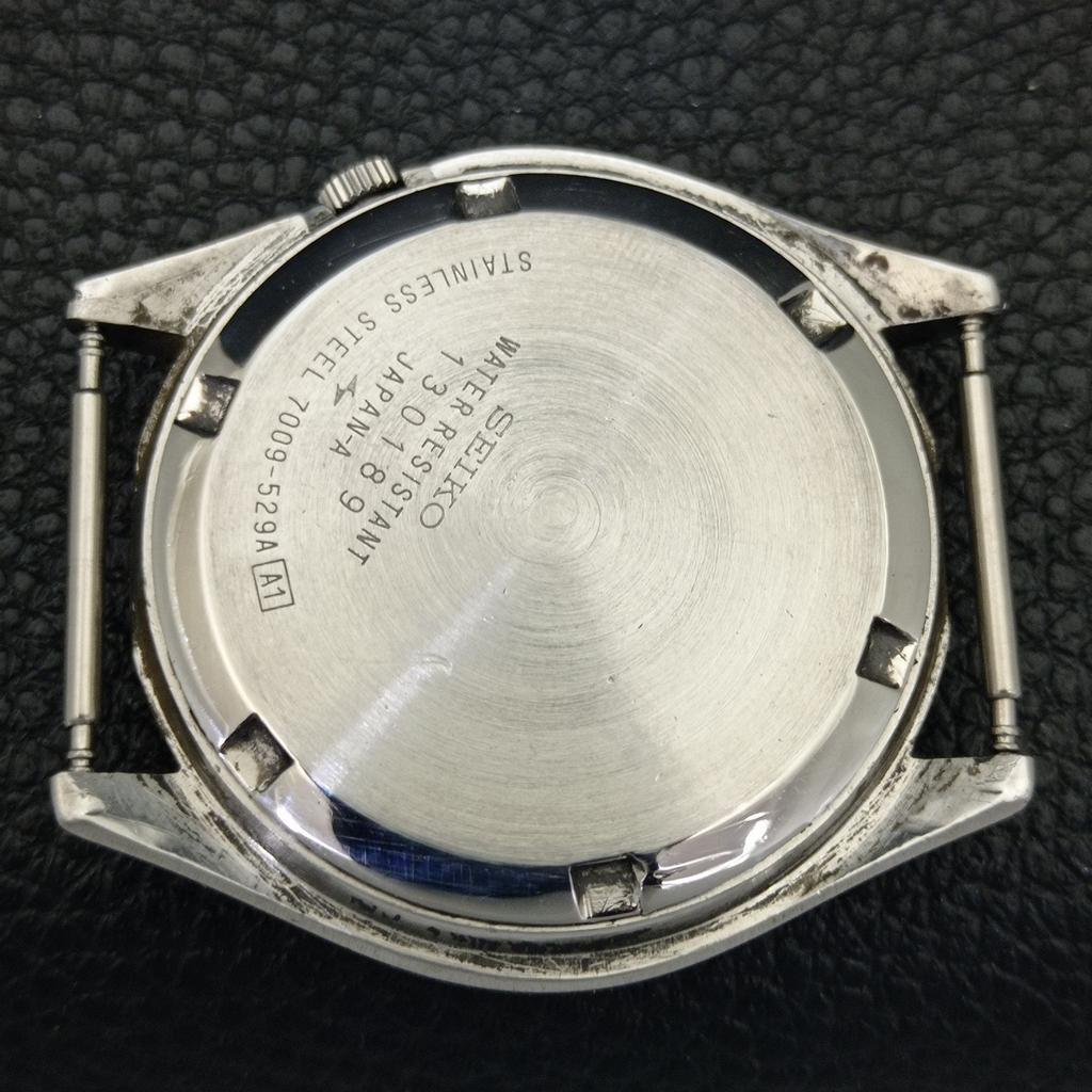 Seiko 5 AUTOMATIC VINTAGE JAPAN 7009A MENS YELLOW COLOR DIAL WATCH A701371-5 R206a-a701371