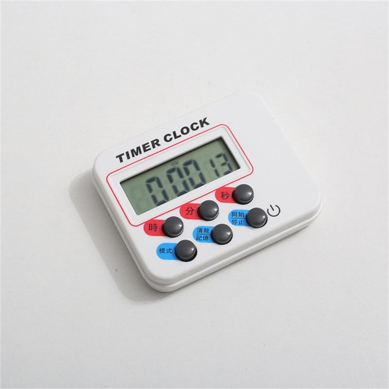 Plastic Count Down Timer For Home Baking Plastic Body Digital Kitchen Timer With Magnetic Backing Accurate Clock