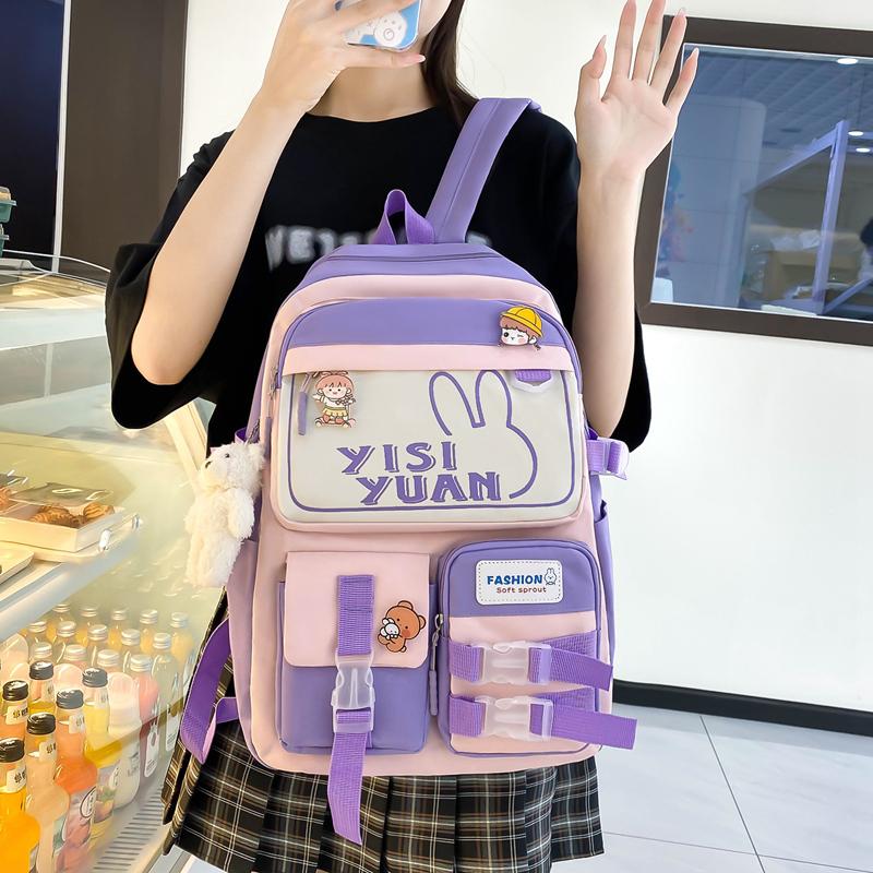 Симпатичный школьный рюкзак для девочек младшего школьного возраста — фото 20