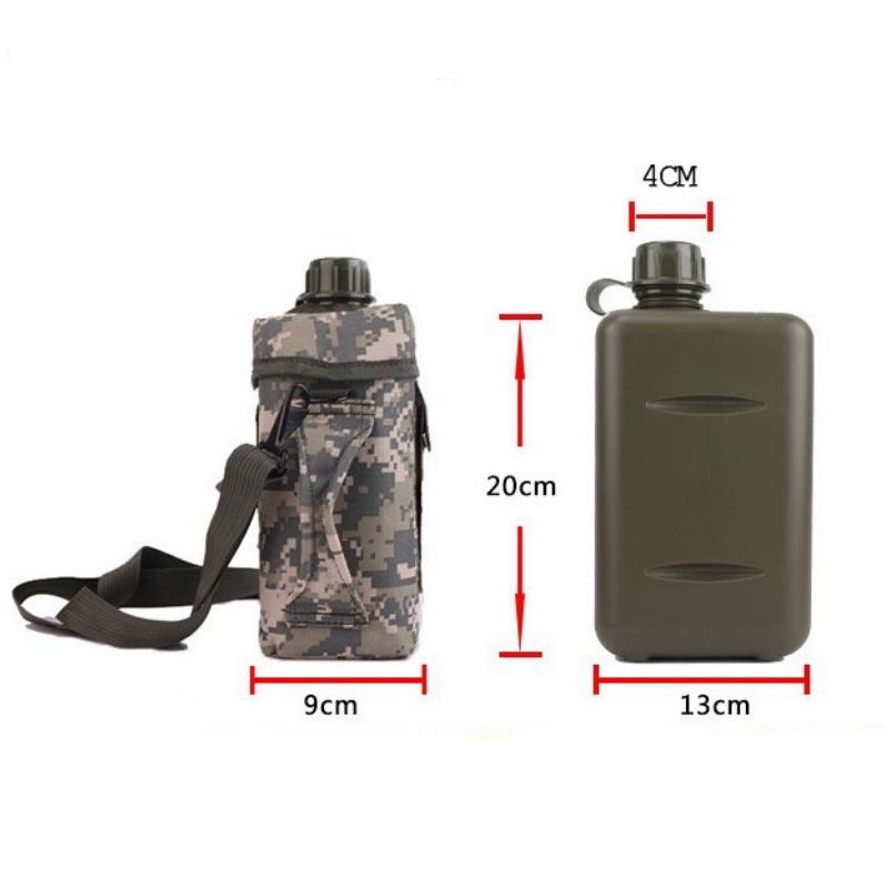 Military Training Kettle Outdoor Mountaineering Large Capacity Sports Bottles PE Plastic Field Camping Hiking Kettle