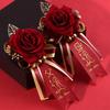 Premium Wedding Boutonniere Set for Groomsmen, Brides, and Groom - Creative Artificial Lapel Flowers and Pins for Bridesmaids.