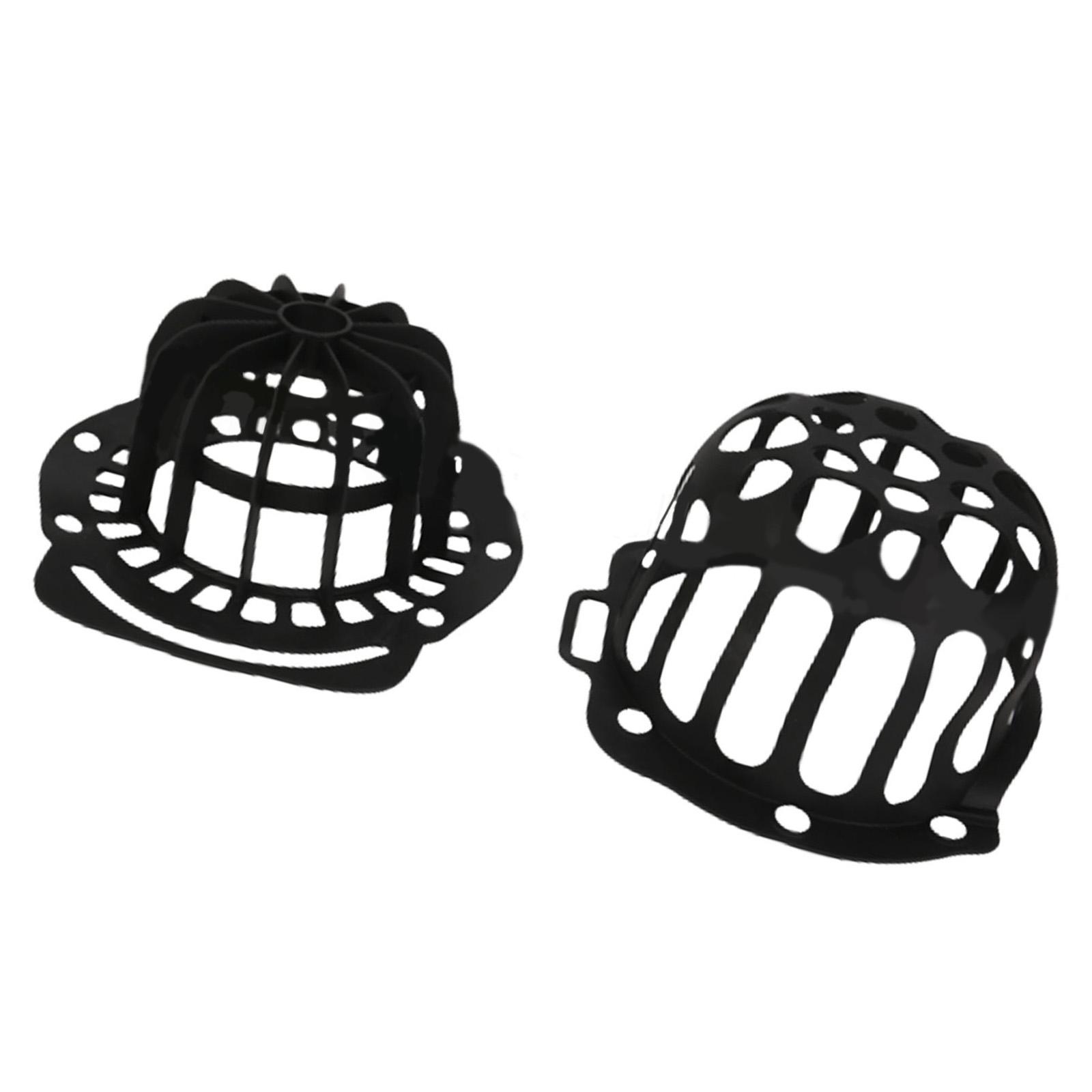 

Reusable Hat Washer Cage Baseball Caps Silicone Cap Holder Cap Cleaner Protector Silicone Texture for Washing Machine чорний