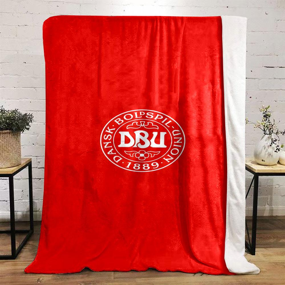 Red Blanket with DBU Emblem Design print blanket soft and cozy perfect for the living room bed sofa or a nap,gift