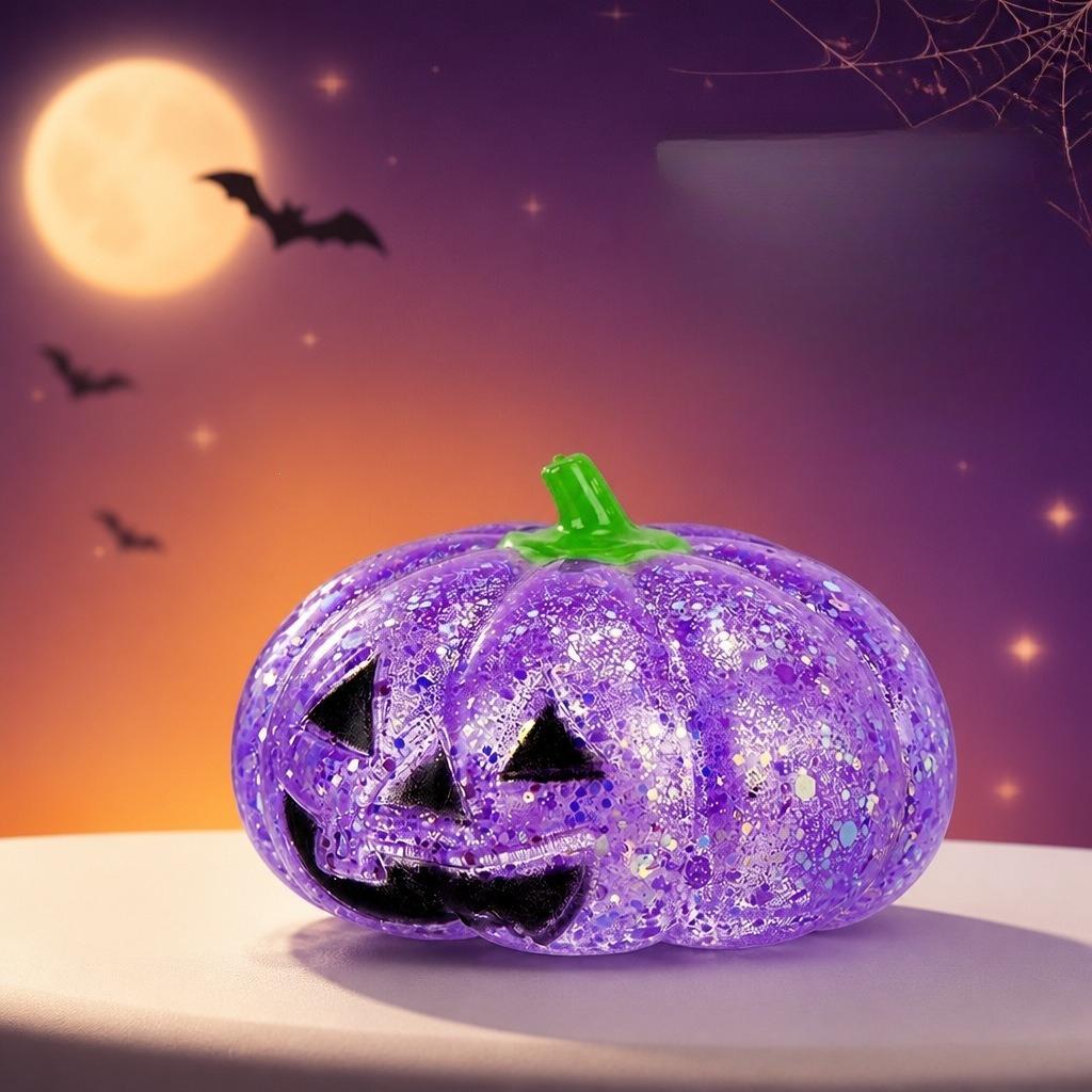 Squishy Maltose Halloween Pumpkin Stress Ball Fidget Sensory Toy For Adhd  Slow Rebound Squeeze Toy Adults Halloween Gift