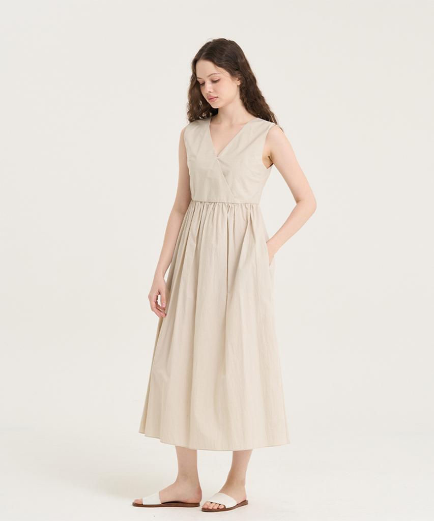 LEVHEARTED Bare Grace Dress - Beige