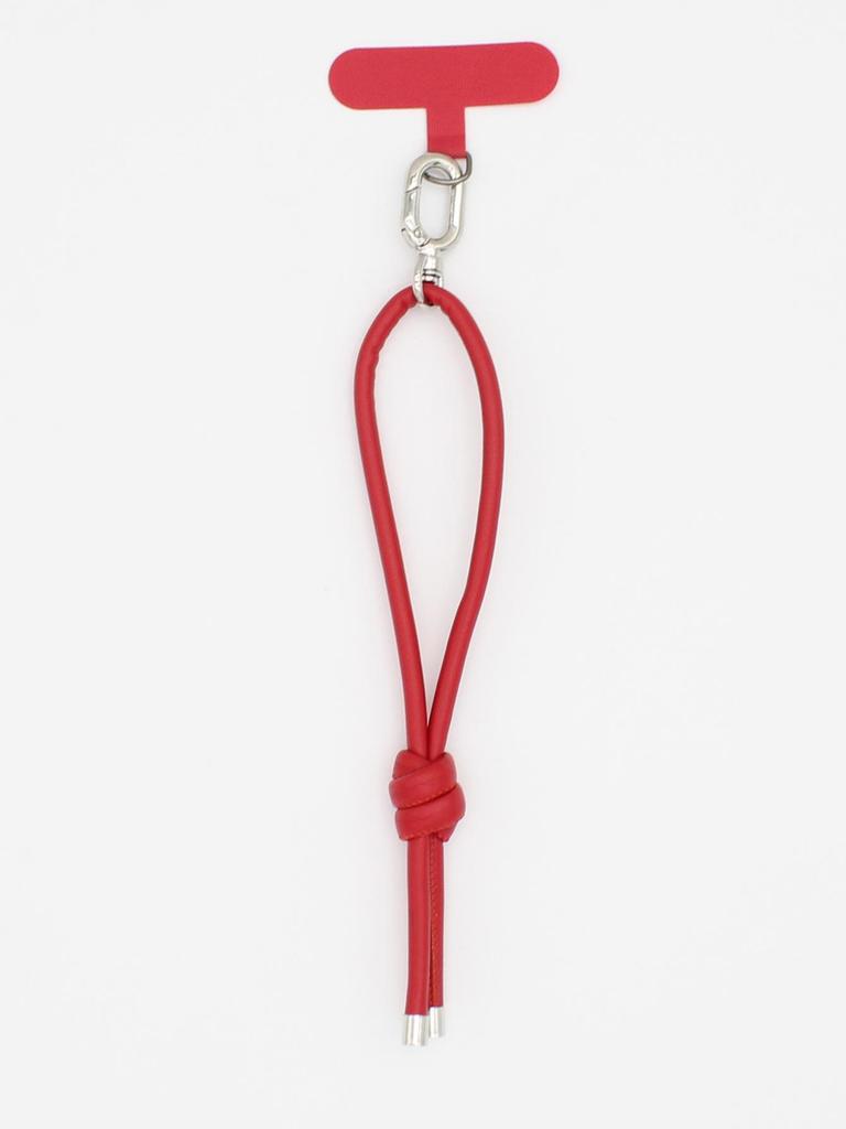 Woven Leather Pendant Keyring & Bag Accessory