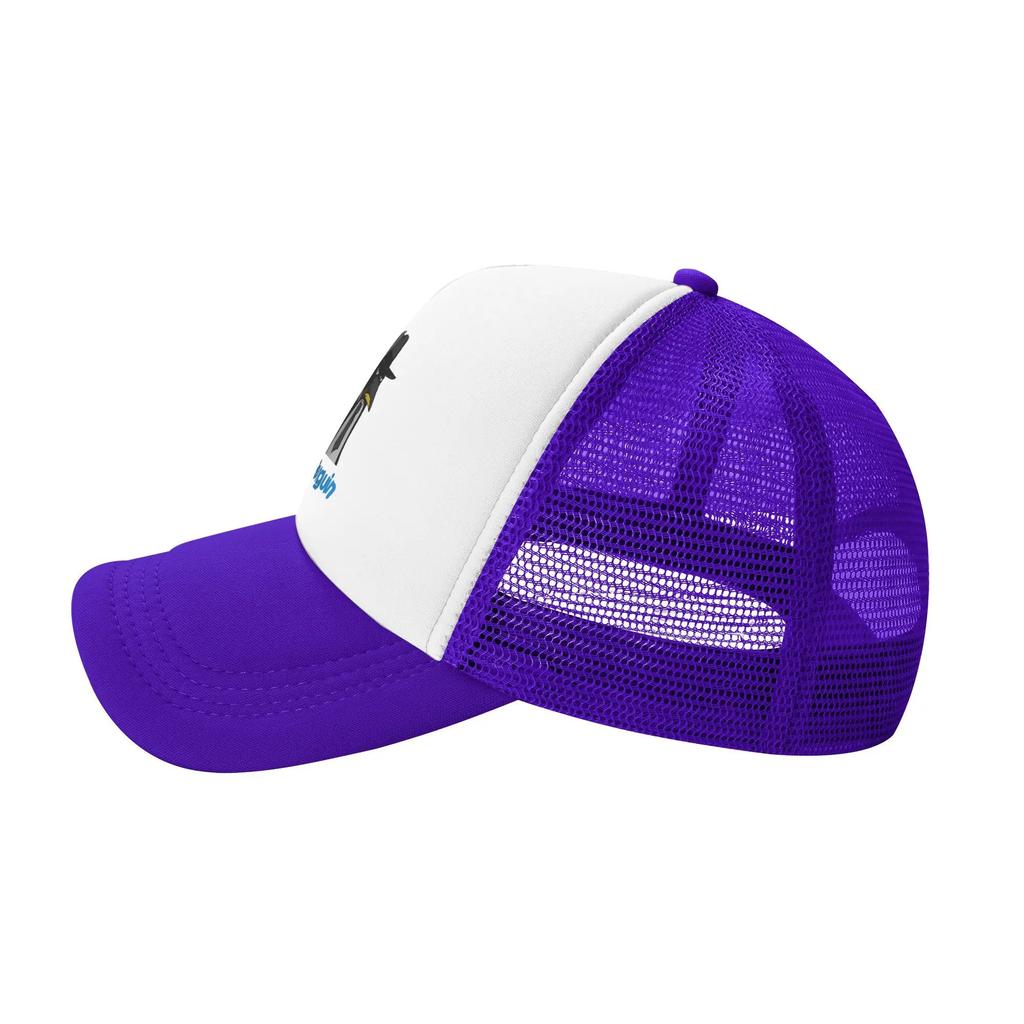 I Just Gotta Be Me Penguin Mesh Golf Hat Caps Outfits for Women Men Adjustable Baseball Cap Mesh-Back Summer Outdoor Caps