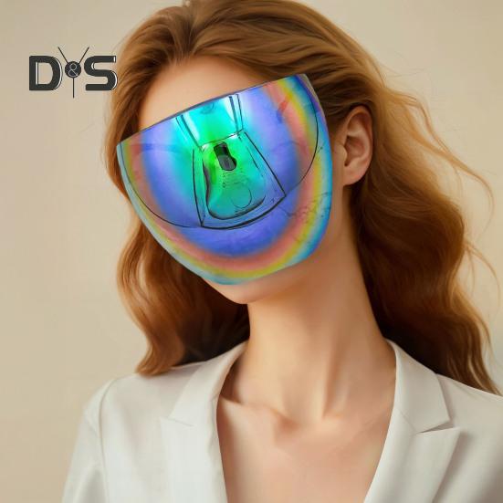 Okulary przeciwsłoneczne z pełną twarzą dla mężczyzn i kobiet, okulary z lustrzaną osłoną, okulary ochronne z pełną twarzą, do jazdy na rowerze, biegania, uprawiania sportu