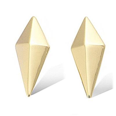 [P2441] - Χρυσοί Επικαλυμμένοι Κρίκοι 'Origami' χρυσοί (verf-volant) - 10 χιλ