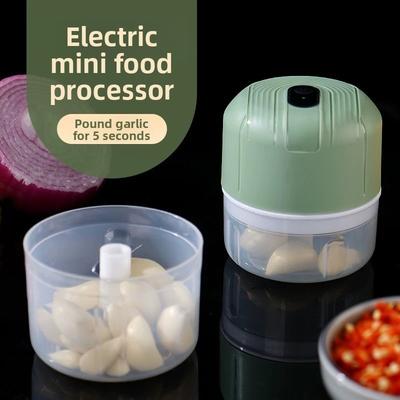 Mini-Knoblauchstampfer Zerkleinerer Elektrischer Küchen-Food-Häcksler USB Tragbar Fleischwolf Gemüse-Häcksler