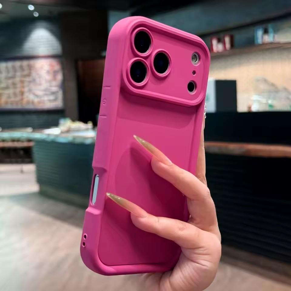 Men Women Business Soft Silicone Case for iPhone 17 Pro Max Air 16 15 14 Plus Lens Protection Cover for iPhone 11 12 13 Pro Max
