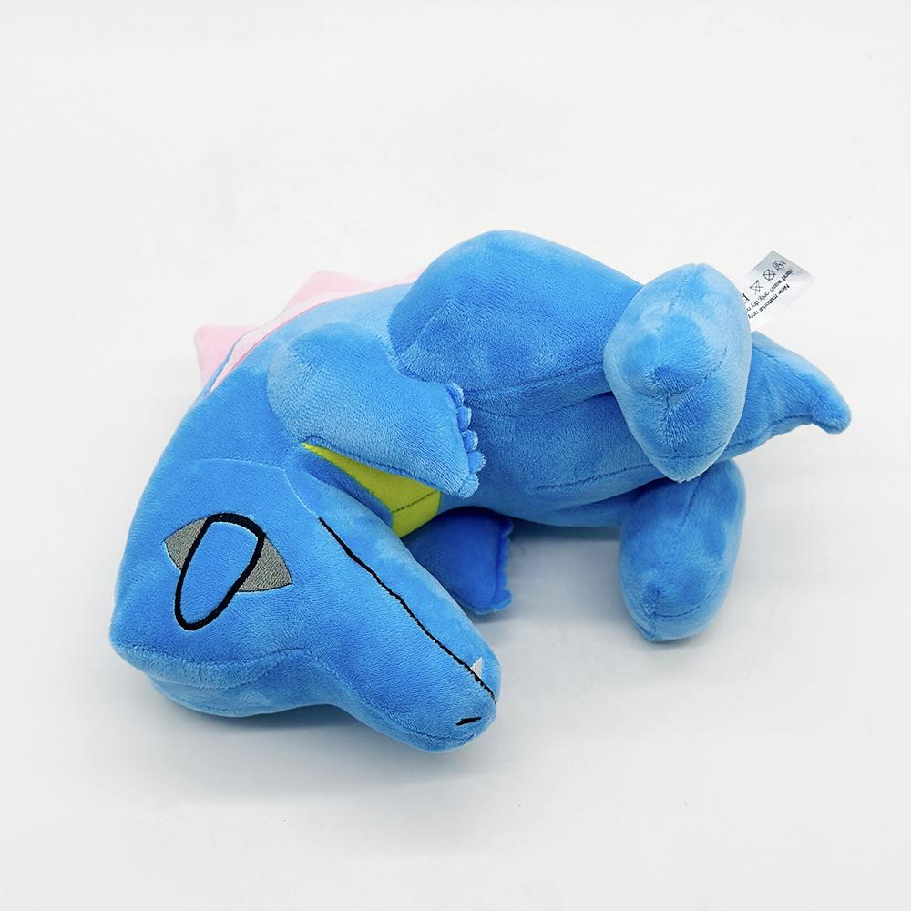

New Sleeping Totodile Plush Sleeping Crocodile Plush Toy Doll 30cm