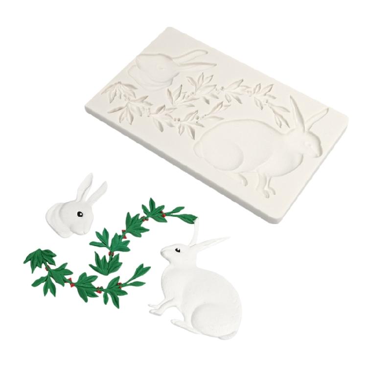 Stampo a Tema Pasquale per Festival di Pasticceria Creativa Accessori in Silicone per Dolci per Feste e Corsi di Pasticceria