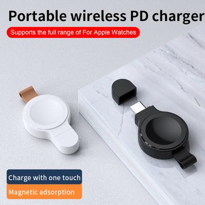 Magnetic Wireless Watch Charger Portable Pocket-Sized Smartwatch Charger Type-C Charging Dock Station for Apple Watch 8 7 6 5 4 3 2 1 SE
