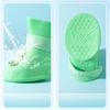 4pcs/set Anti-slip Pet Rainshoe Cartoon Waterproof Outdoor Footwear Socks Dog Ankle Boots Pet Silicone Boot