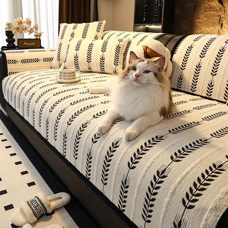 

Современная шенилловая подушка для дивана 2024 года - Роскошный, Нескользящий, Всесезонный дизайн Lumbar Pillowcase 30*50 cm (without core)