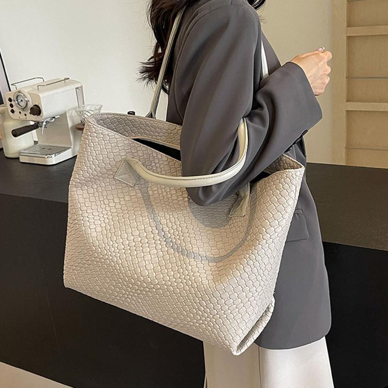 Crocodile Pattern Tote Bag With Large Capacity, Business Casual Portable Women's Shoulder Bag For Teen Girls Women