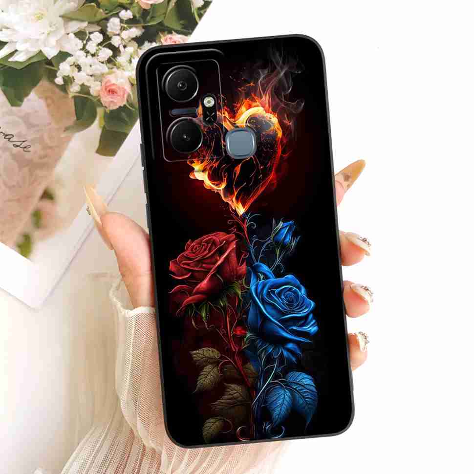 For Infinix Smart 6 Plus Case X6823C X6823 Cool Dragon Cover Soft Silicone Casing For Infinix Smart6 Plus 6Plus Back Cover