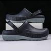 Men Chef Clogs Men Kitchen Shoes Eva Injection Shoes Anti -Slip Outsole Comfortable Garden Clogs Waterproof Sandal Big Size 40 -49