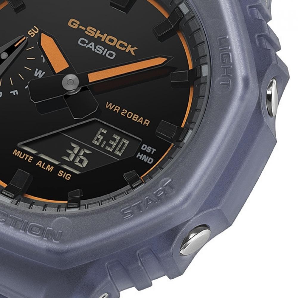 CaSio Men S G Shock Smoke liGht Concept Model analoG diGital 2100 SerieS Blue Ga